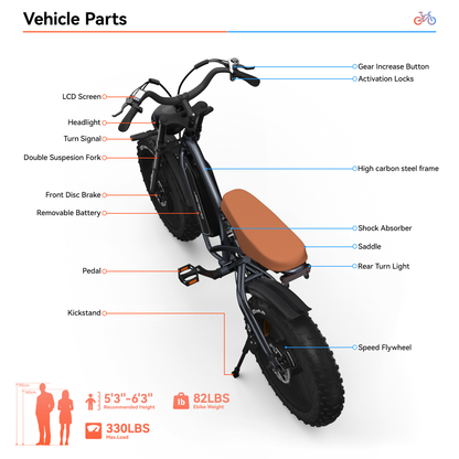 X50 Electric bike Electric bike For Adults and Teenager