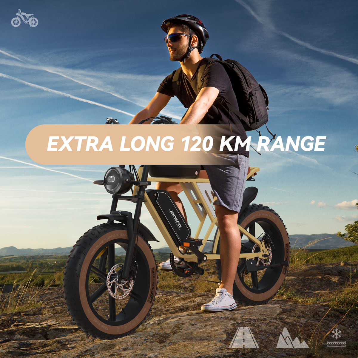 X70 Ebike – Long Range Dual Battery for Delivery Riders