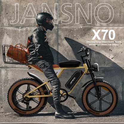 X70 Ebike – Long Range Dual Battery for Delivery Riders